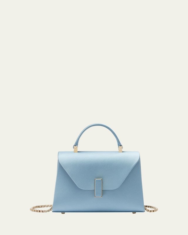 Iside Micro Satin Top-Handle Bag
